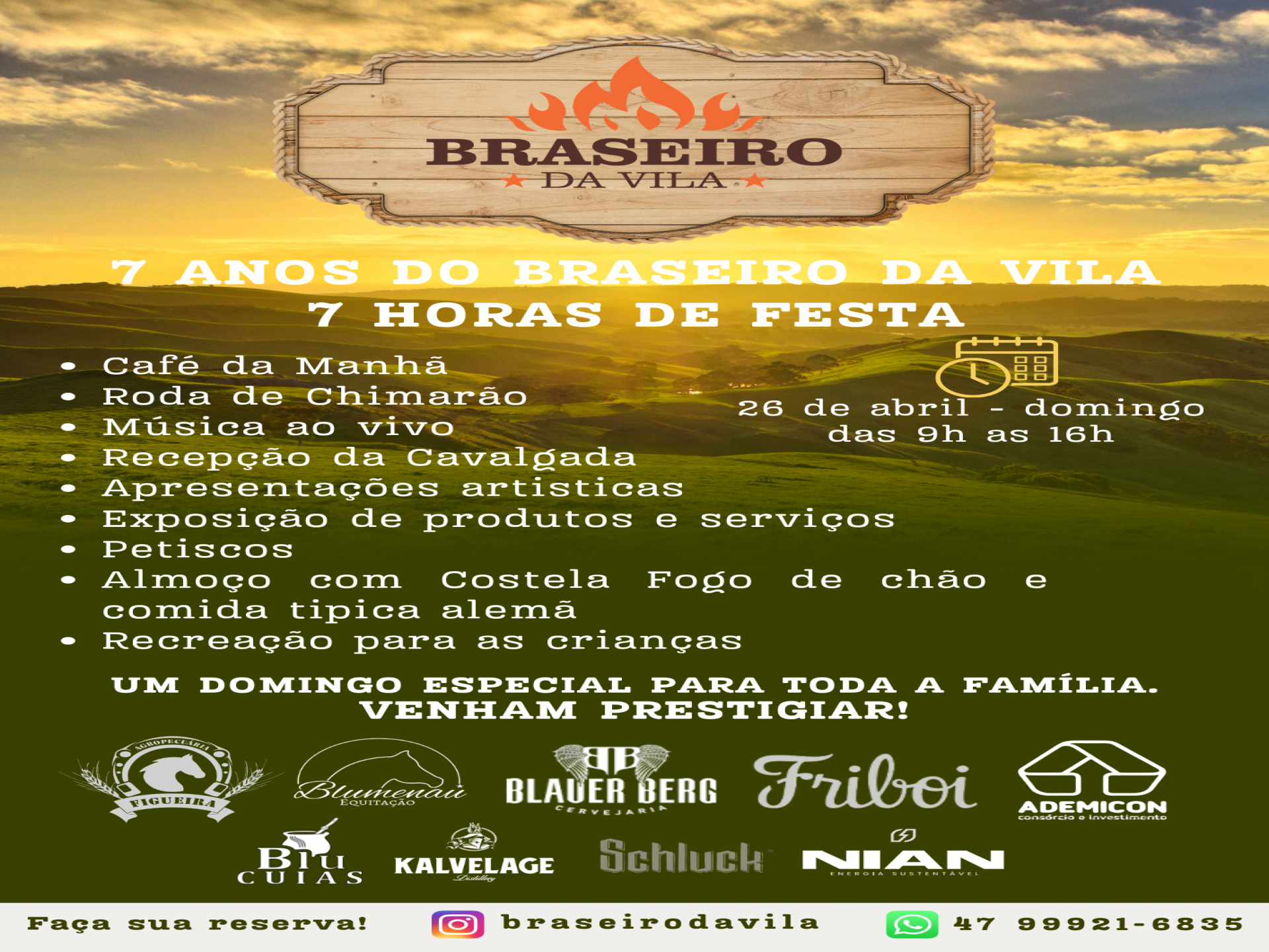 Aniversário Braseiro da Vila